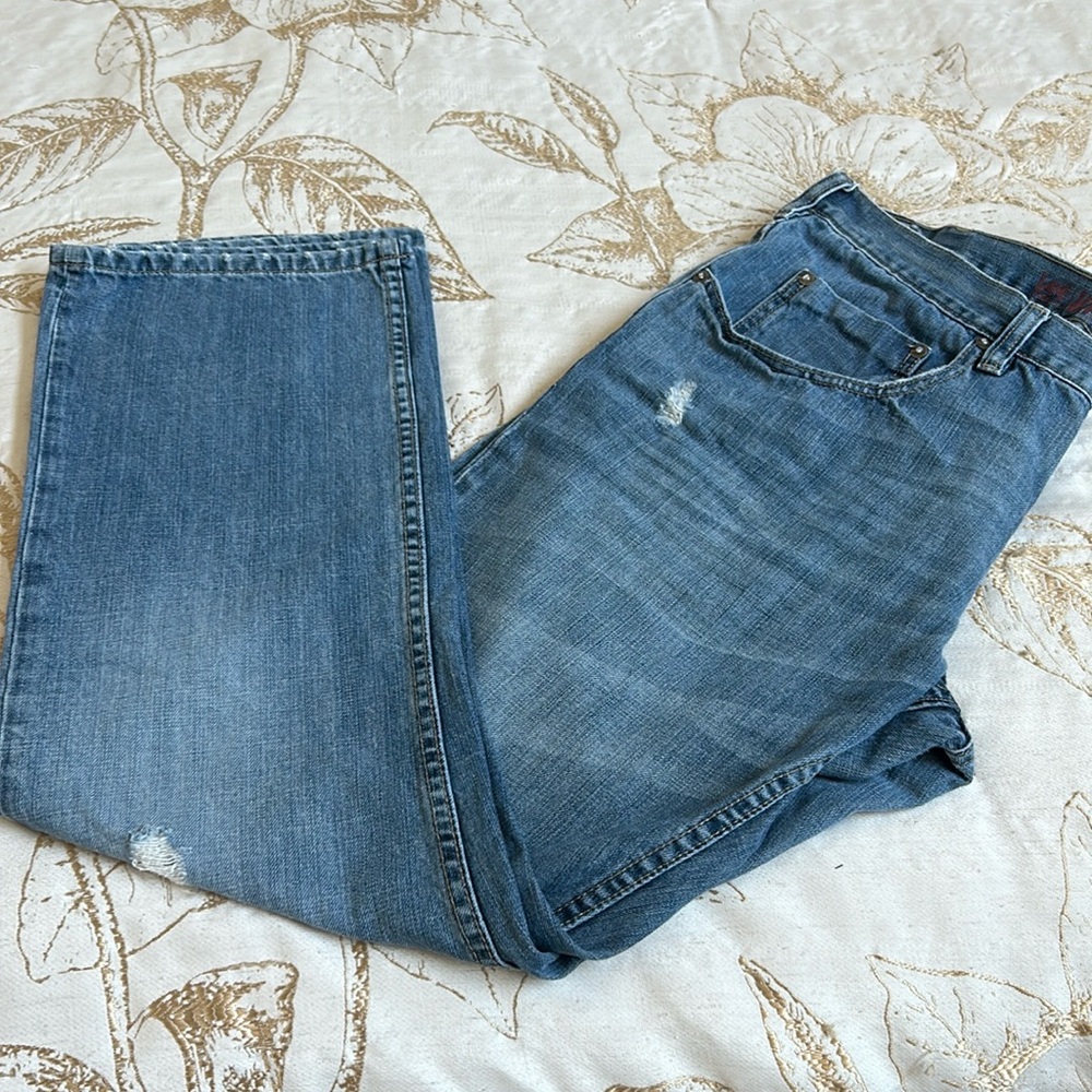 Lee Dungarees Vintage Slim Fit Men's Jeans 36x30 Medium Wash Blue Denim